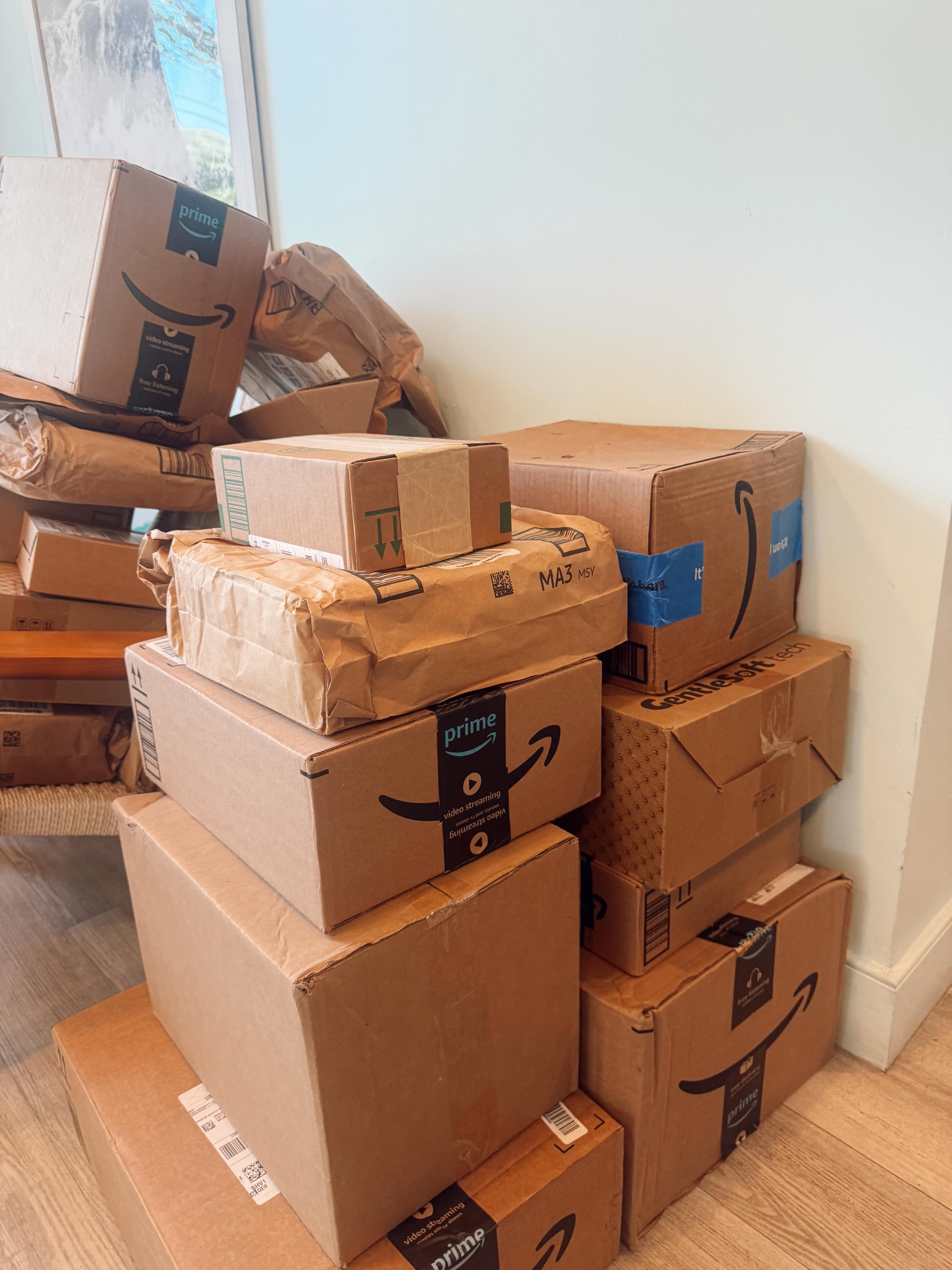 Package pile-up incoming! Now that move-in is officially com…